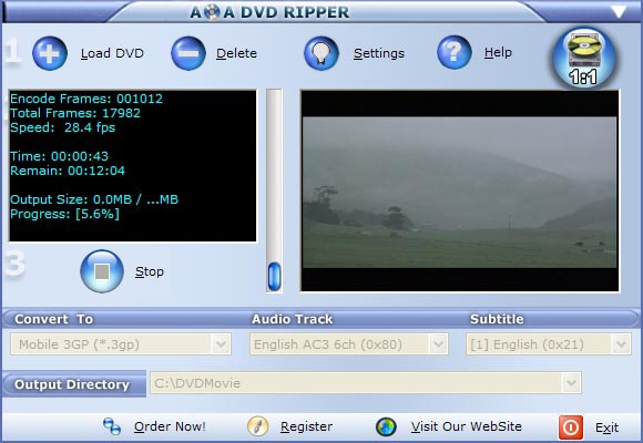 convert DVD to 3GP