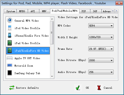 Select KindleFire HD Video