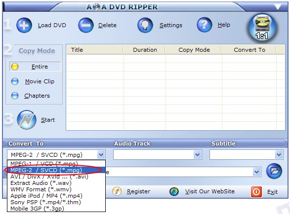 how to convert mpeg files to dvd