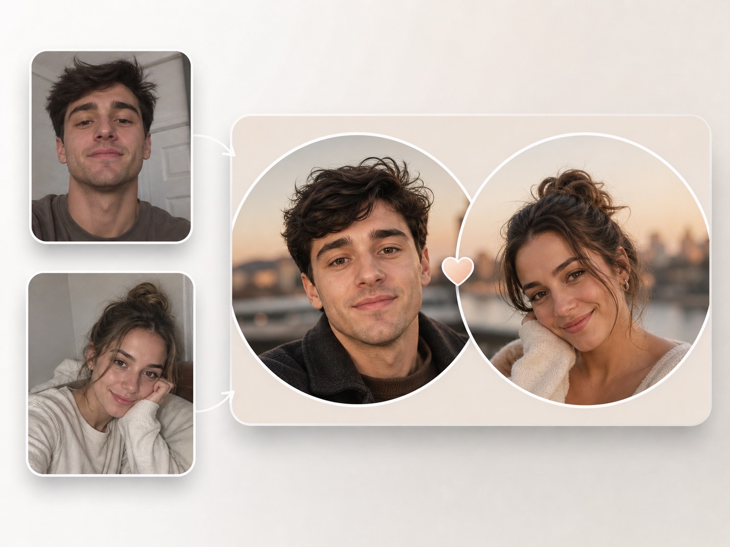 Matching couple avatars example