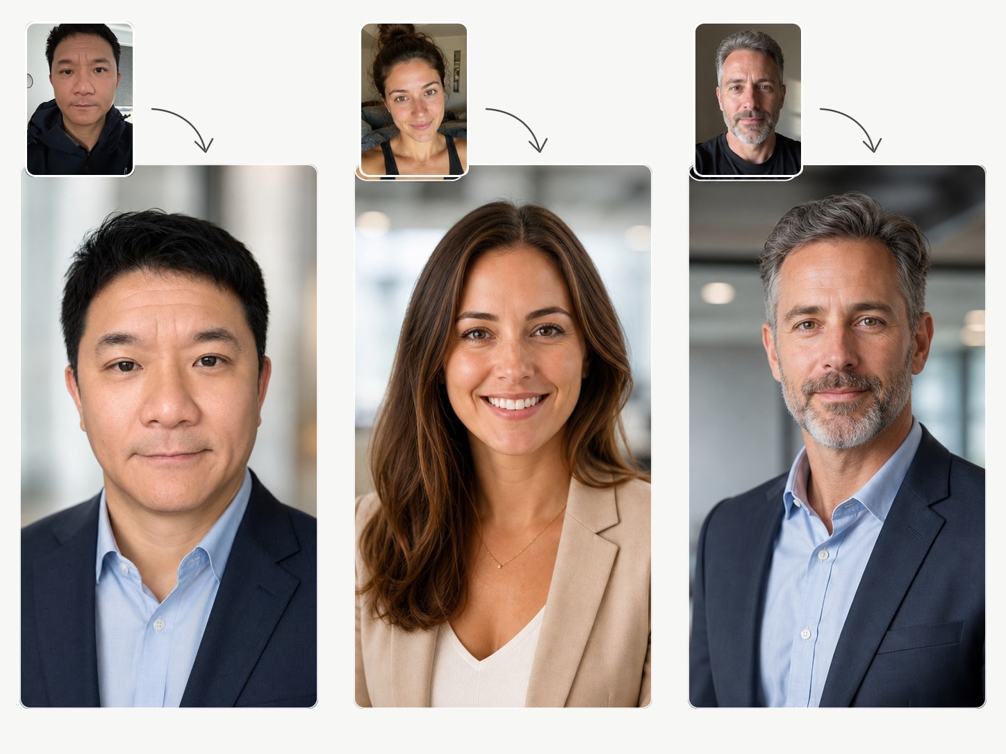 LinkedIn professional headshots example